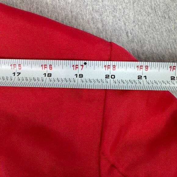 Vintage Shain Canada Satin 90s Varsity Red Jacket Carling Okeefe Men's Size L - Picture 6 of 11